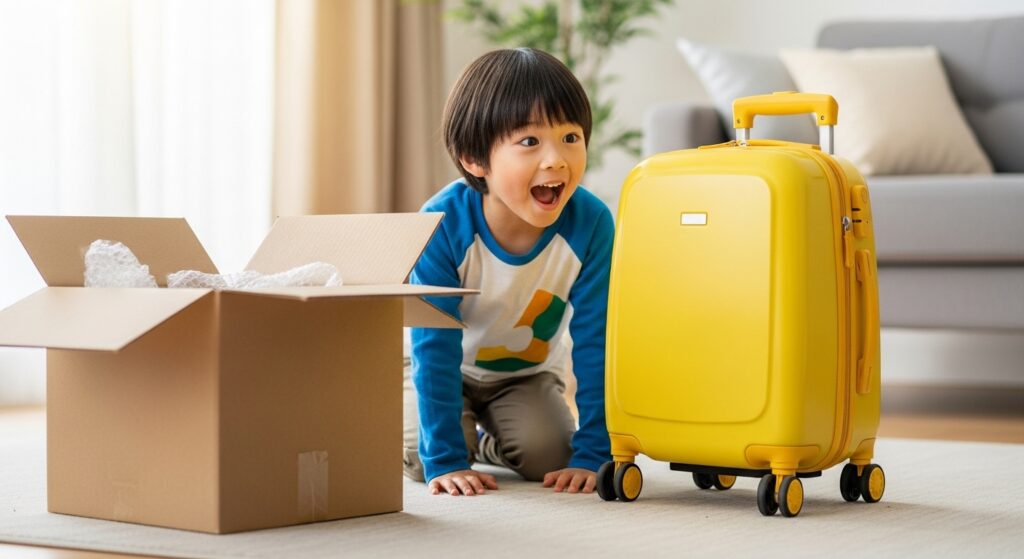 ベビーカーになるスーツケースをレンタルしてみよう