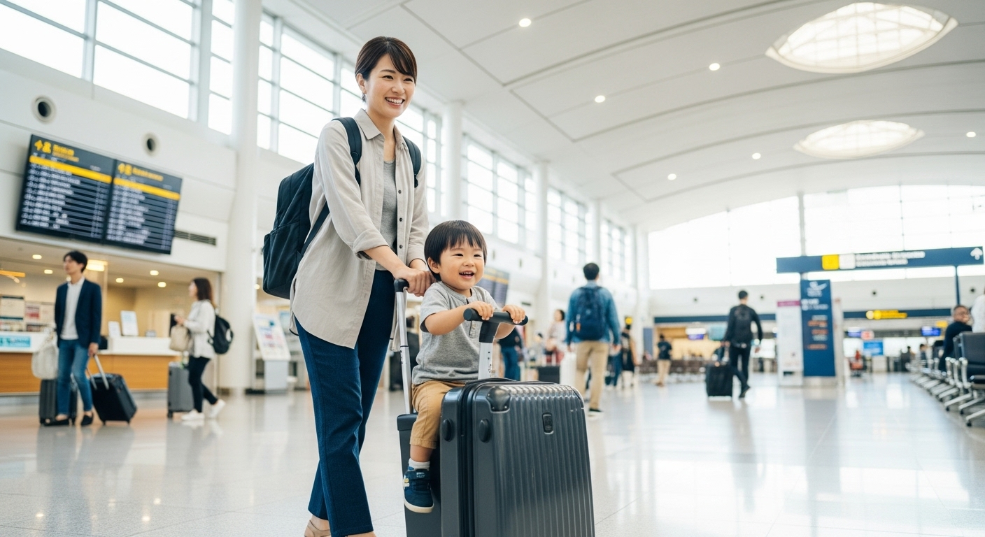 ベビーカーになるスーツケースをレンタルする際に気をつけたいこと