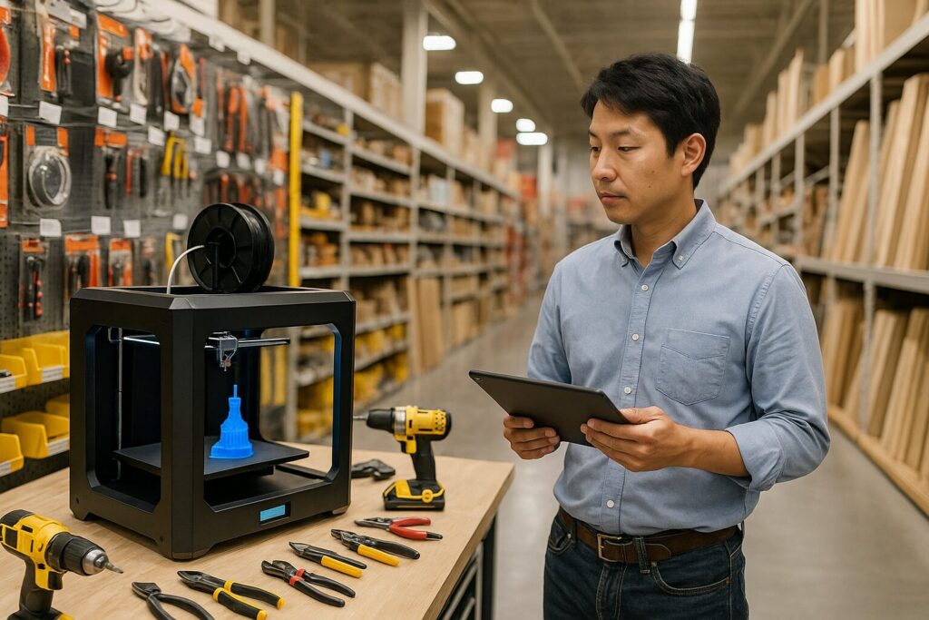 3Dプリンターのレンタルとホームセンターの現状