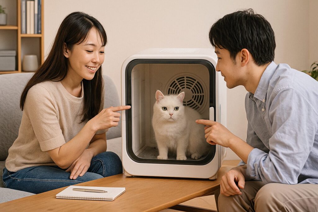 猫のドライヤーハウスの使い方とレンタルする時のポイント