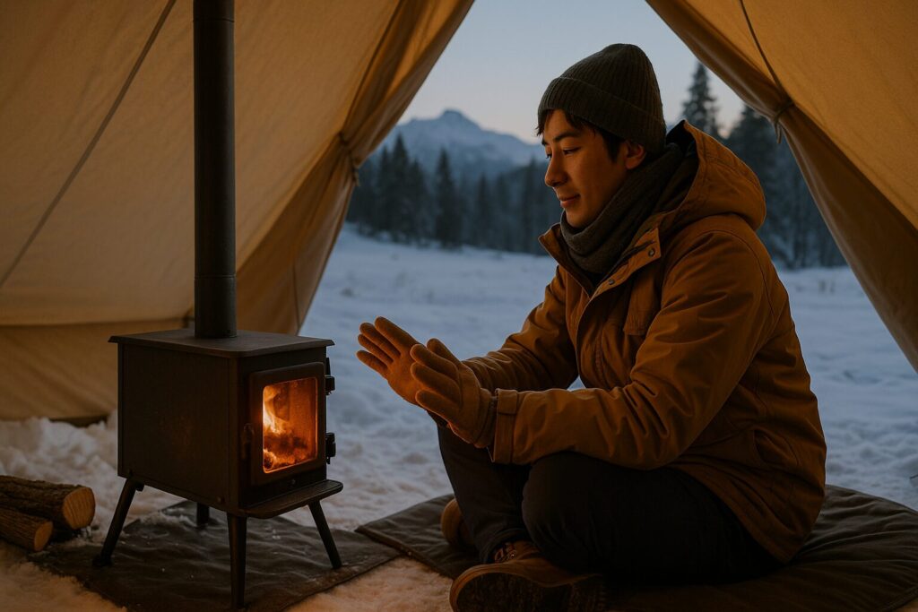 薪ストーブをレンタルしてキャンプ場へ！初心者も安心の冬装備をまとめてみた