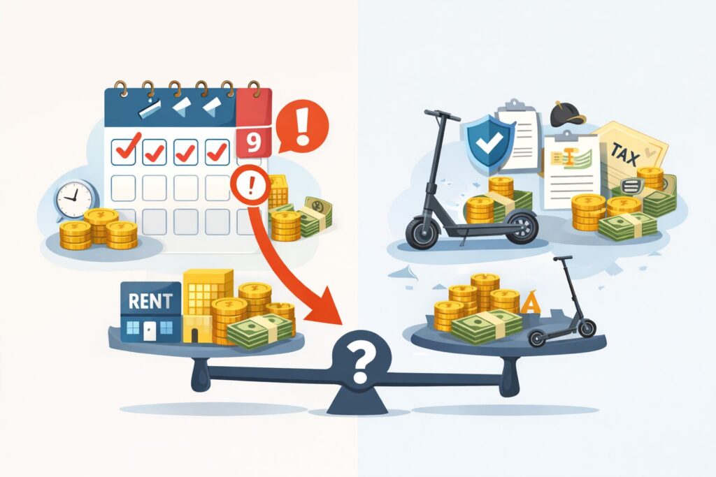 購入とレンタルの損益分岐点はどこか
