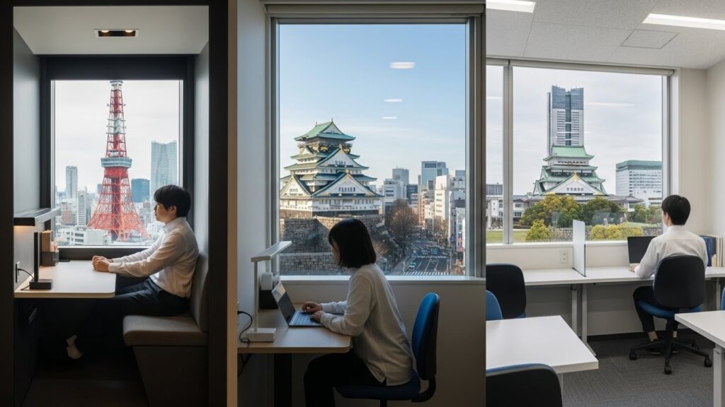 勉強に使えるレンタルできる個室を地域別にまとめてみました