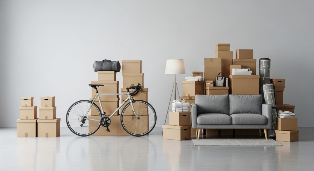 畳数別の収納量とサイズの目安