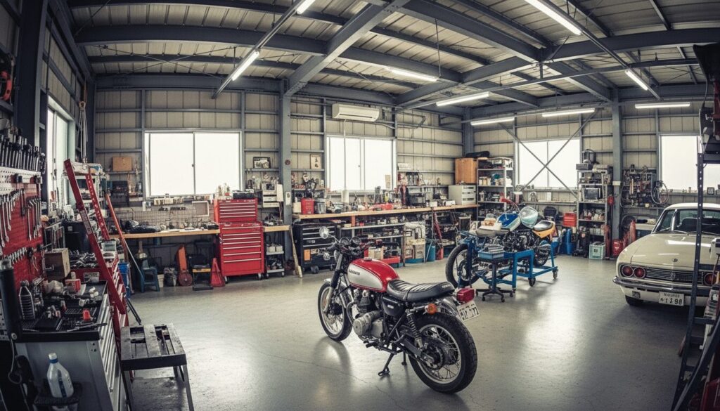 趣味を広げるレンタルガレージの時間貸し活用術と特徴