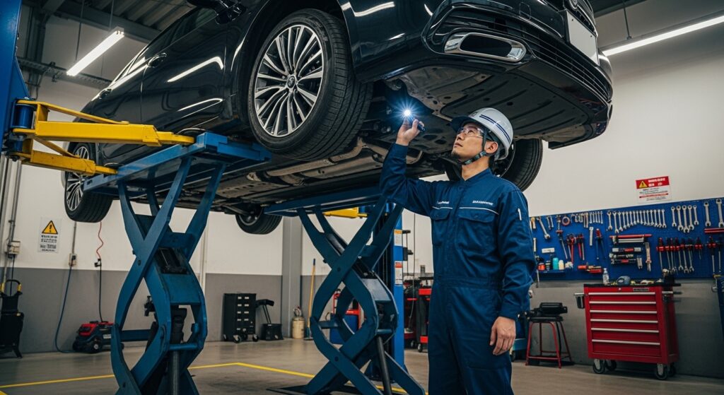 本格的な整備も安心なレンタルピットの設備と注意点