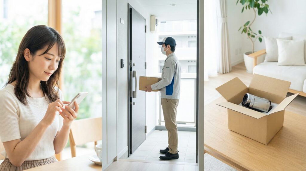 申し込みから届くまでの流れ