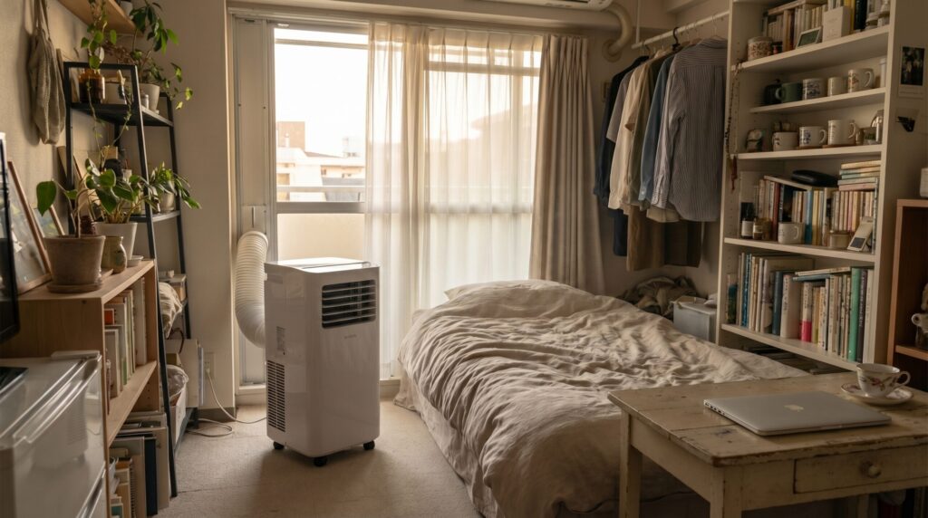 賃貸でエアコンなし物件の暑さ対策に使える？